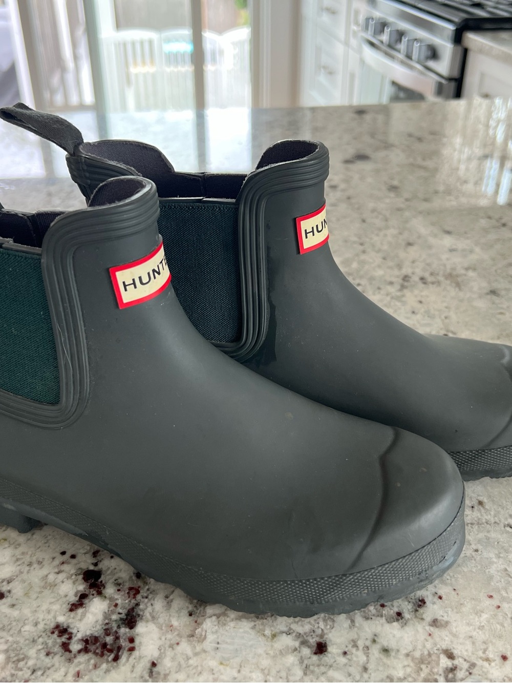 Hunter Chelsea Rain Boots - Green